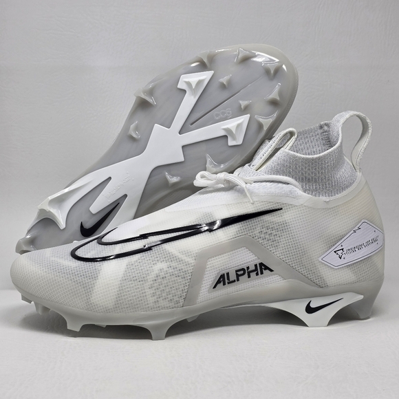 Nike Alpha Menace Elite 3 Football Cleats Pure Platinum CT6648-109 Size 13.5 New main image 7